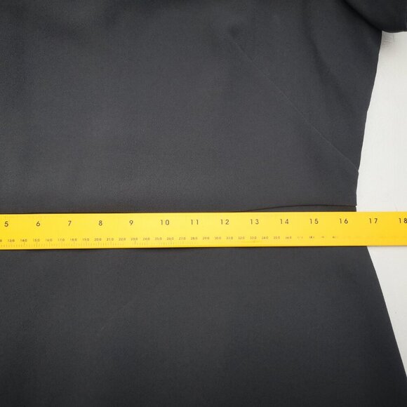 Loft Ladies Size 8 Dark Grey Fit & Flare Back Zip Dress - Picture 9 of 11